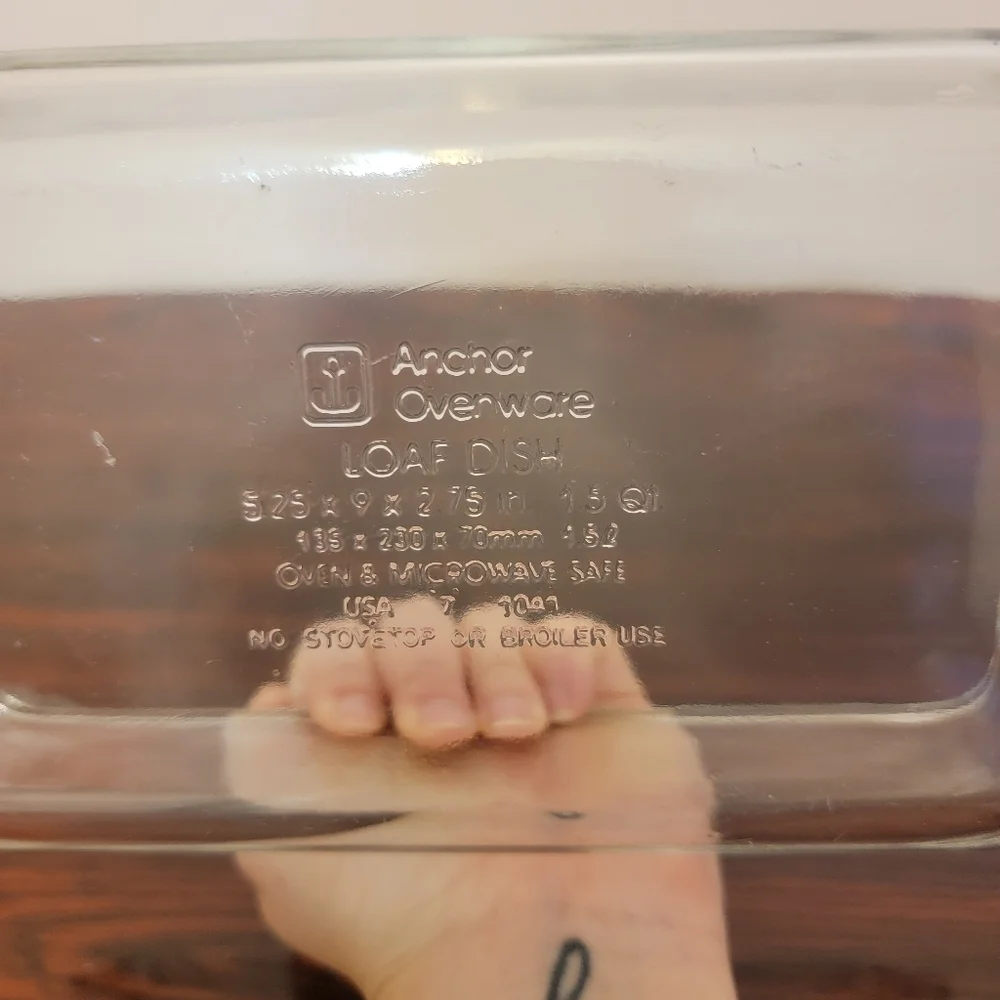 Anchor Ovenwear Loaf Dish Vintage 1.5 QT‎